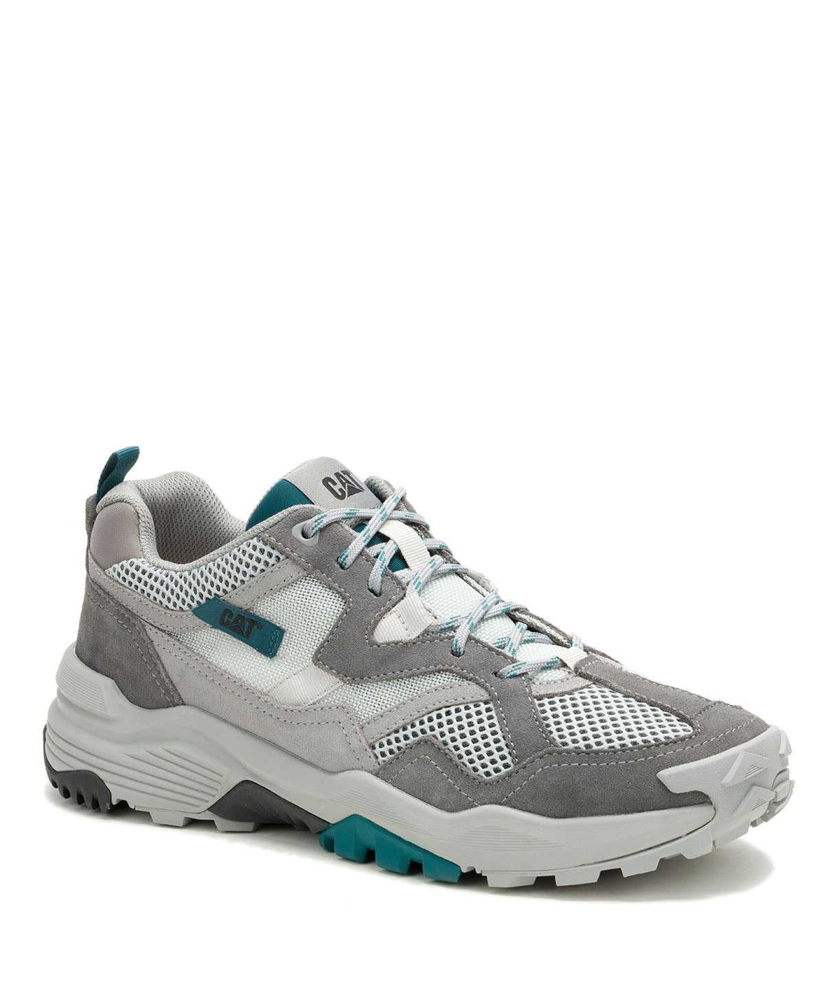 Zapatilla Hombre Grapple Suede Mesh Gris Cat