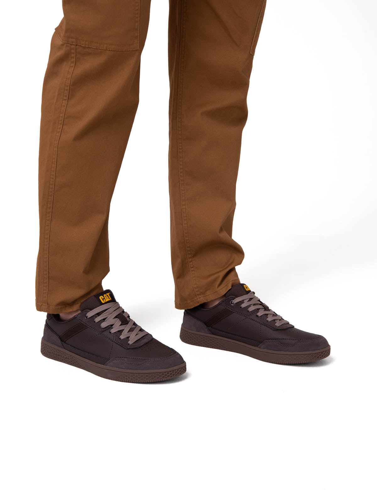 Zapatilla Hombre Pause Retro Leather Café Cat