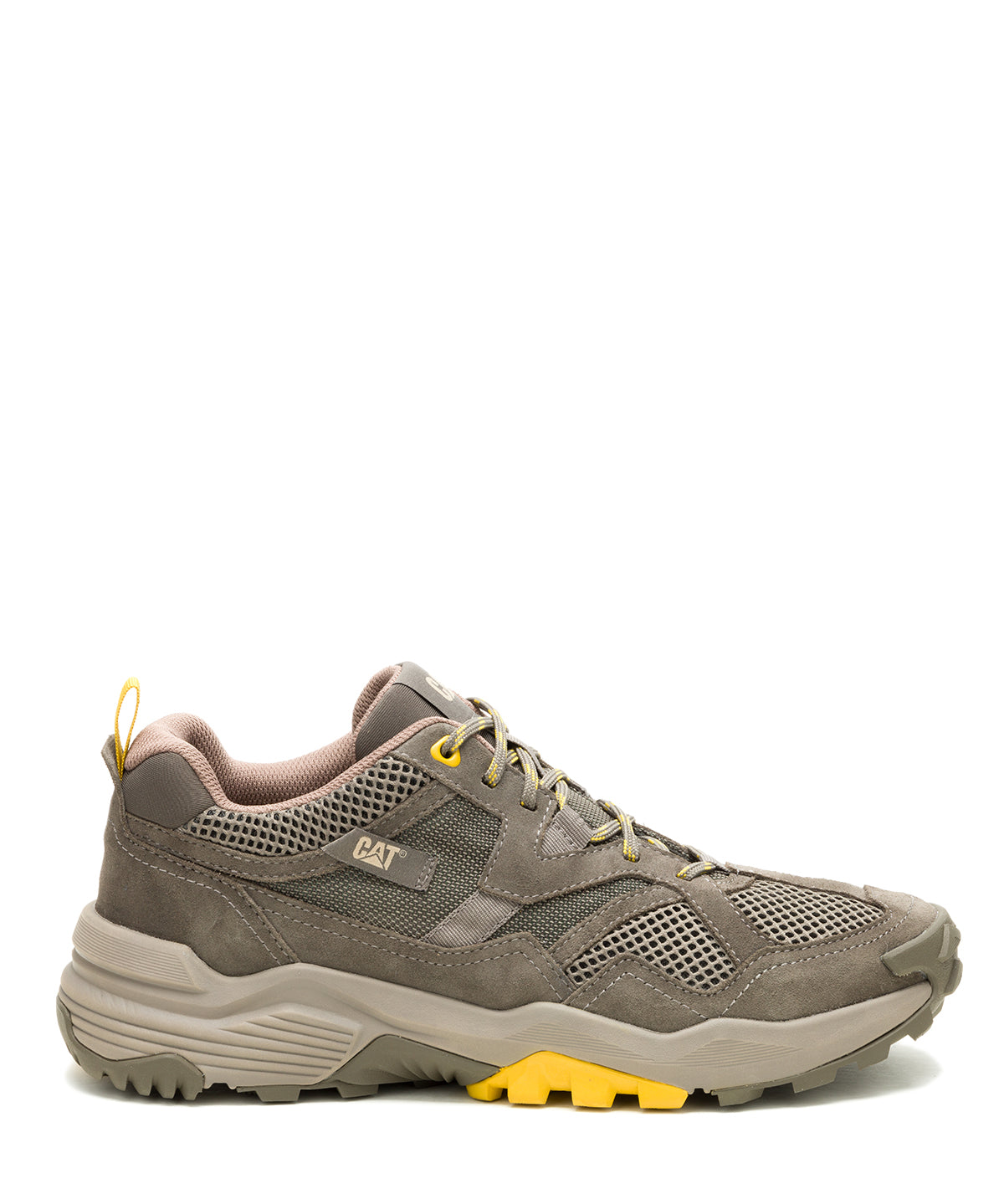 Zapatilla Hombre Grapple Suede Mesh Gris Cat