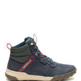 Zapatilla Con Caña Hombre Hex Ready Mid WP Azul Cat