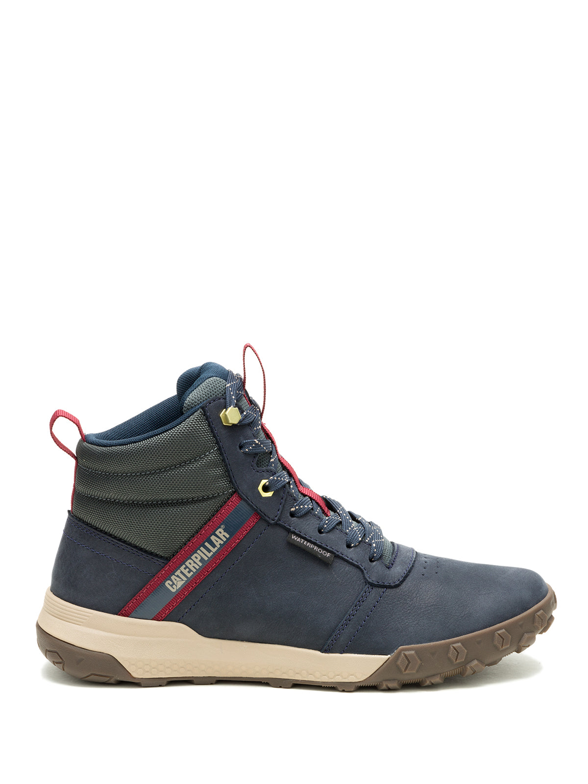 Zapatilla Con Caña Hombre Hex Ready Mid WP Azul Cat
