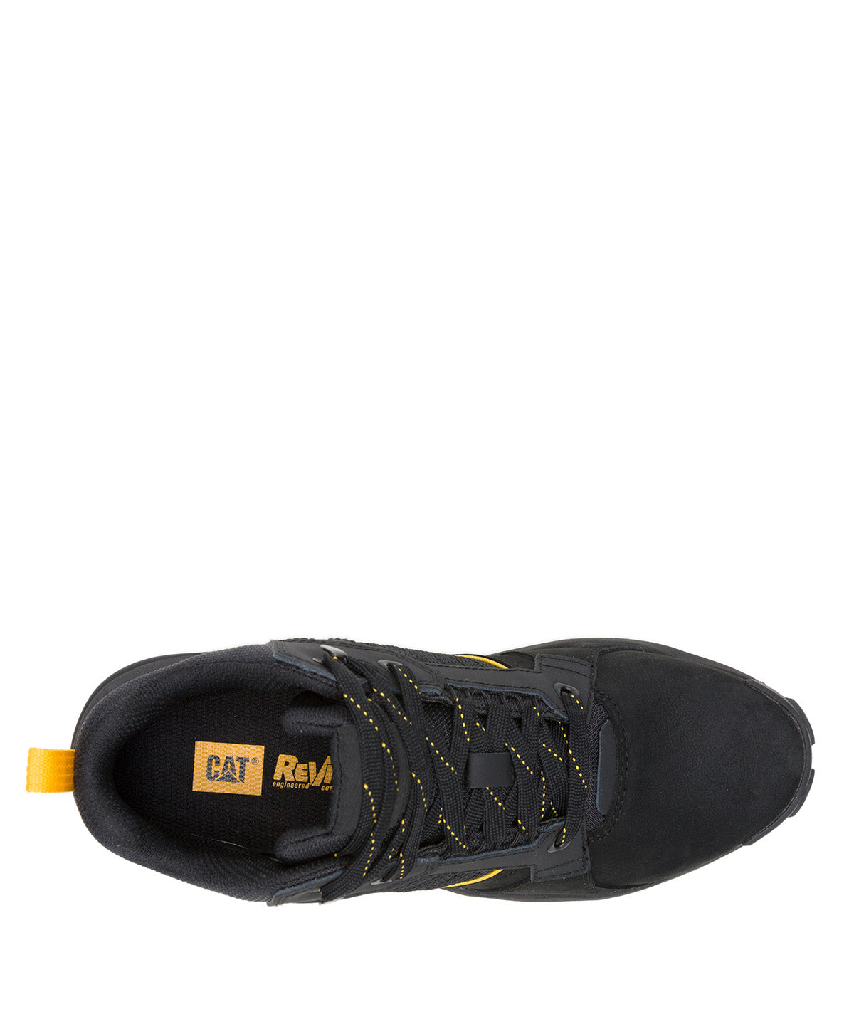 Zapatilla Hombre CAT Grapple Leather Mid Negro