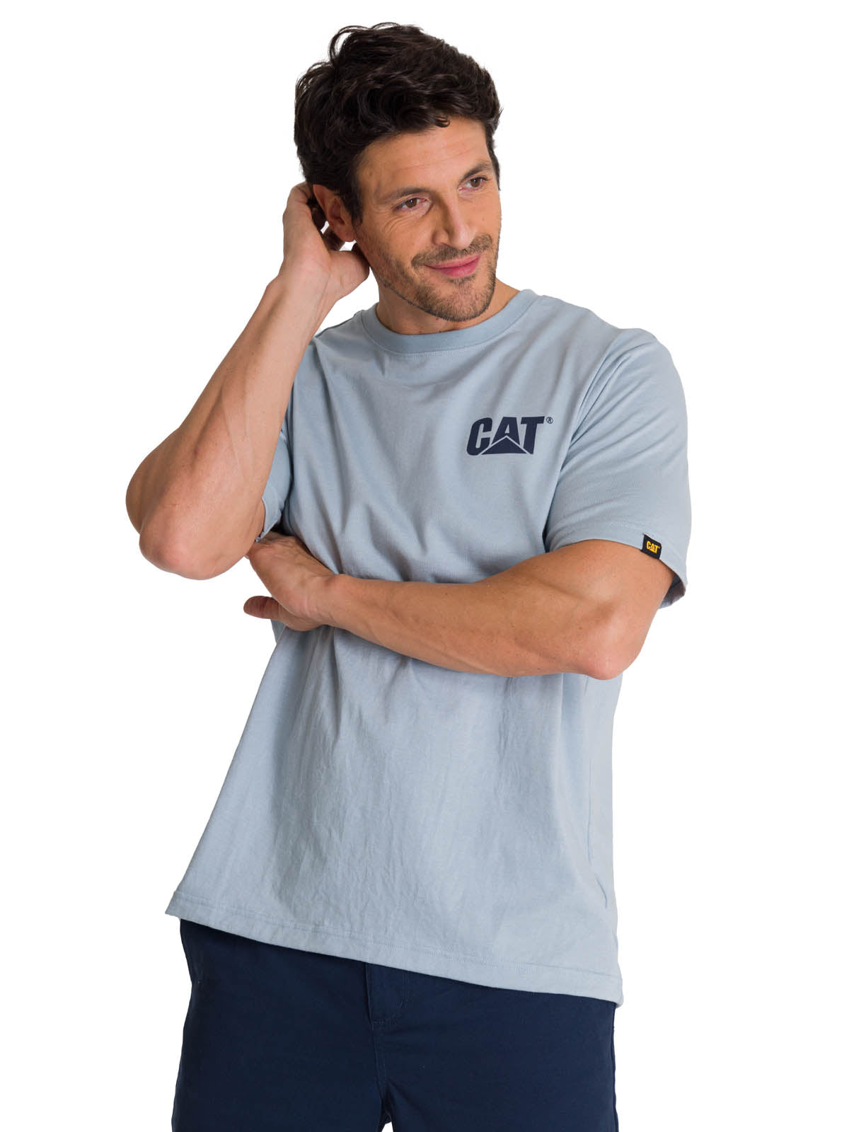 Polera Hombre Trademark Gris CAT
