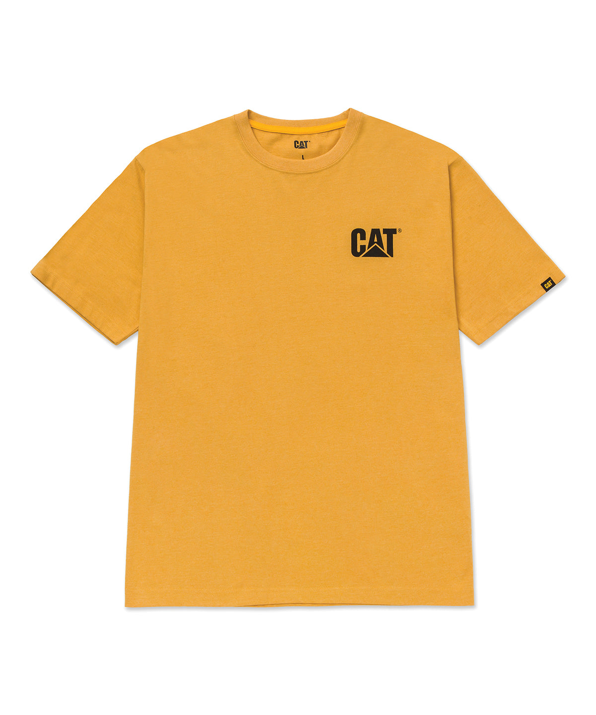 Polera Manga corta Casual Hombre TRADEMARK TEE Amarillo CAT