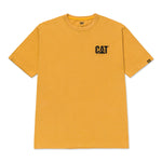 Polera Manga corta Casual Hombre TRADEMARK TEE Amarillo CAT