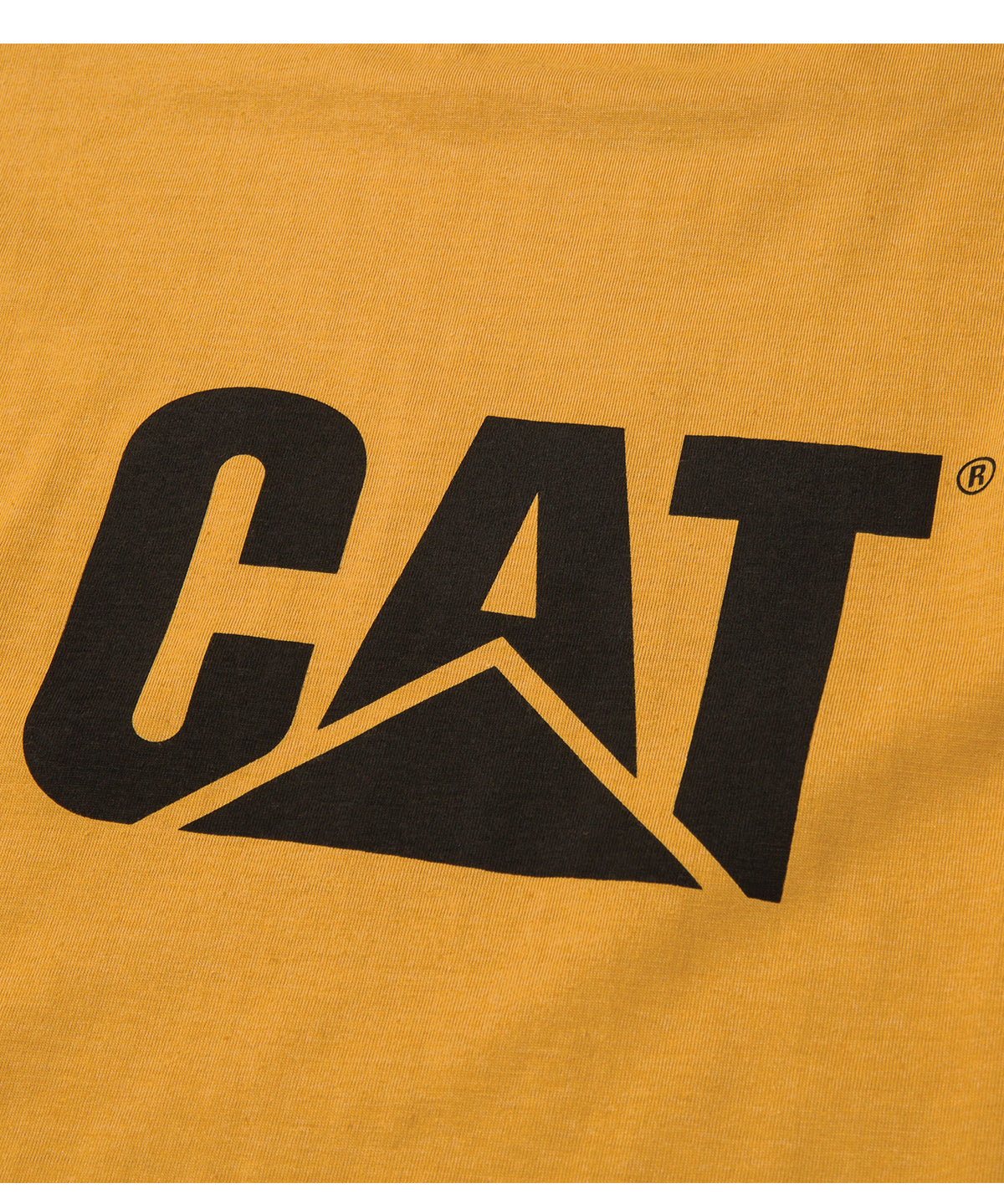 Polera Manga corta Casual Hombre TRADEMARK TEE Amarillo CAT