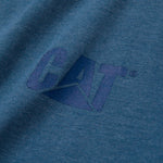 Polera Manga corta Casual Hombre TRADEMARK TEE Celeste CAT