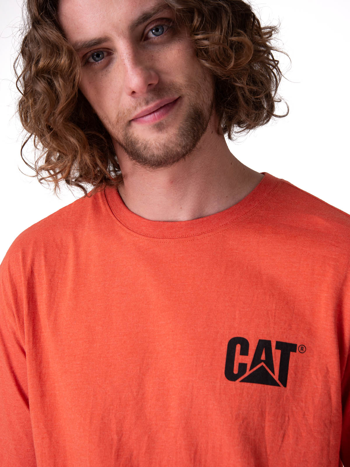 Polera Manga Corta Hombre Trademark Tee Rojo