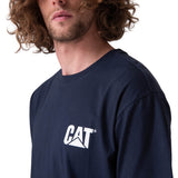 Polera Manga Corta Hombre Trademark Tee Azul