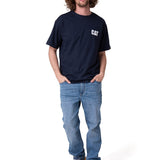 Polera Manga Corta Hombre Trademark Tee Azul