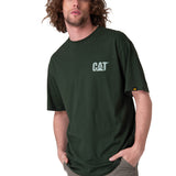 Polera Manga Corta Hombre Trademark Tee Verde