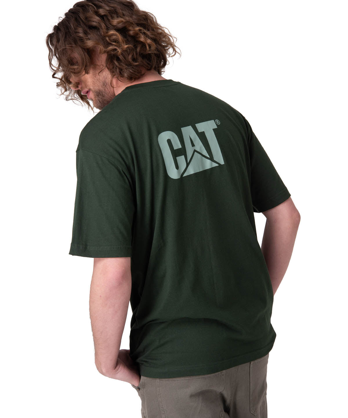 Polera Manga Corta Hombre Trademark Tee Verde