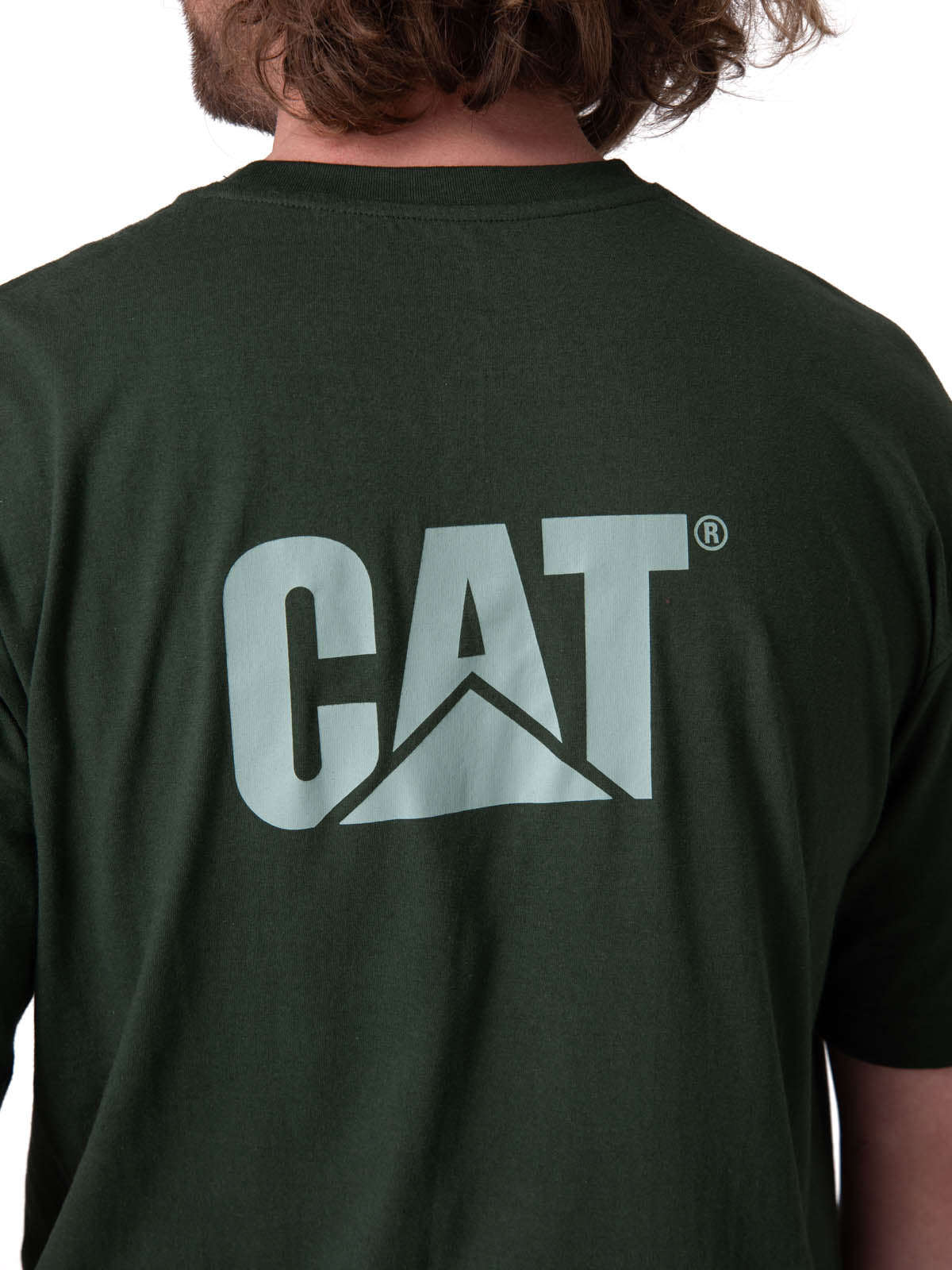 Polera Manga Corta Hombre Trademark Tee Verde