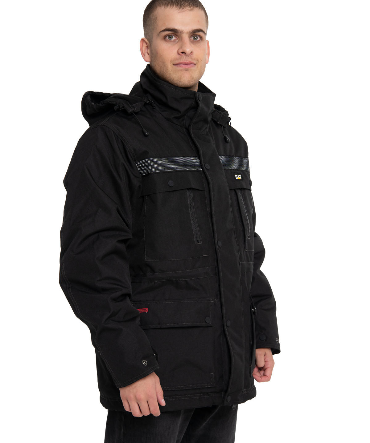 Parka Casual Hombre Heavy Insulated Parka Negro Cat