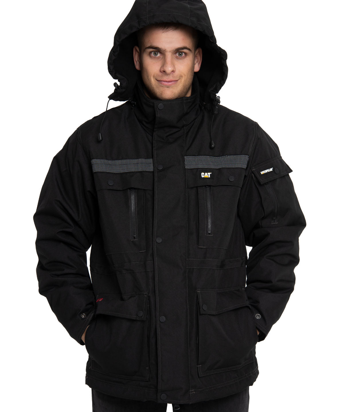 Parka Casual Hombre Heavy Insulated Parka Negro Cat