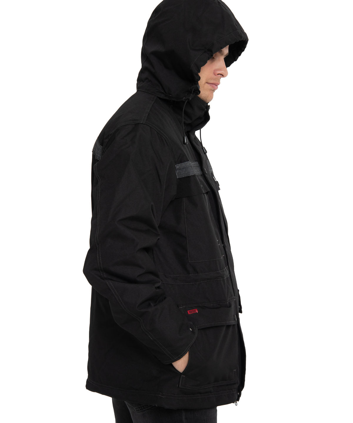 Parka Casual Hombre Heavy Insulated Parka Negro Cat