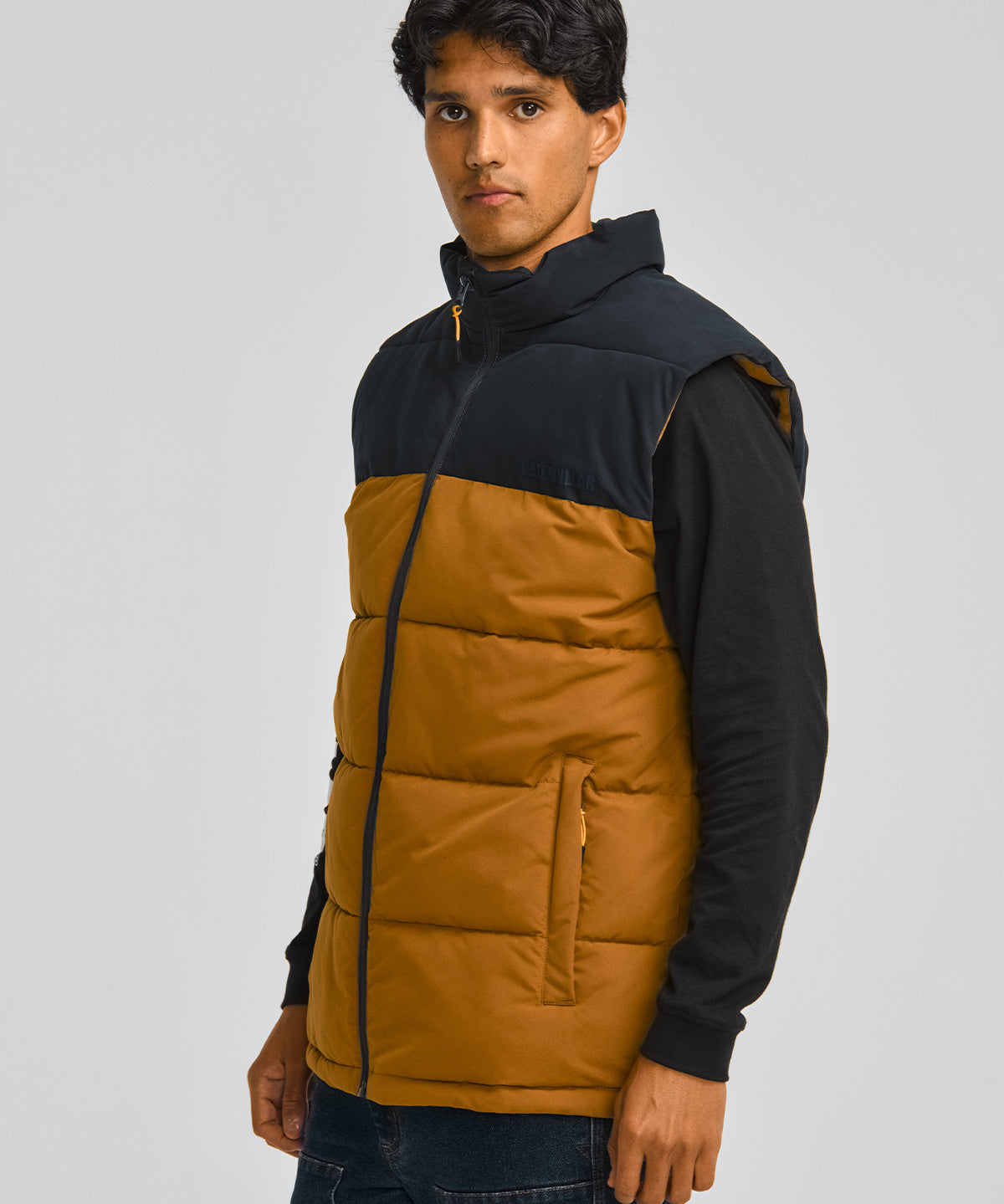 Chaqueta Sin manga Casual Hombre ARCTIC ZONE VEST Café CAT